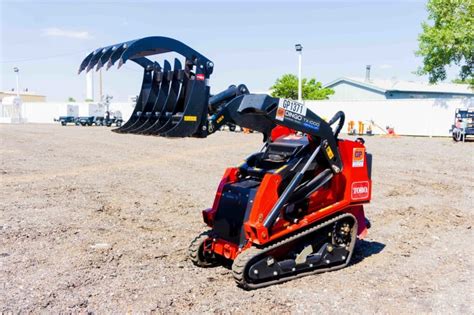 skid steer with grapple bucket for rent|skid steer milling attachment rental.